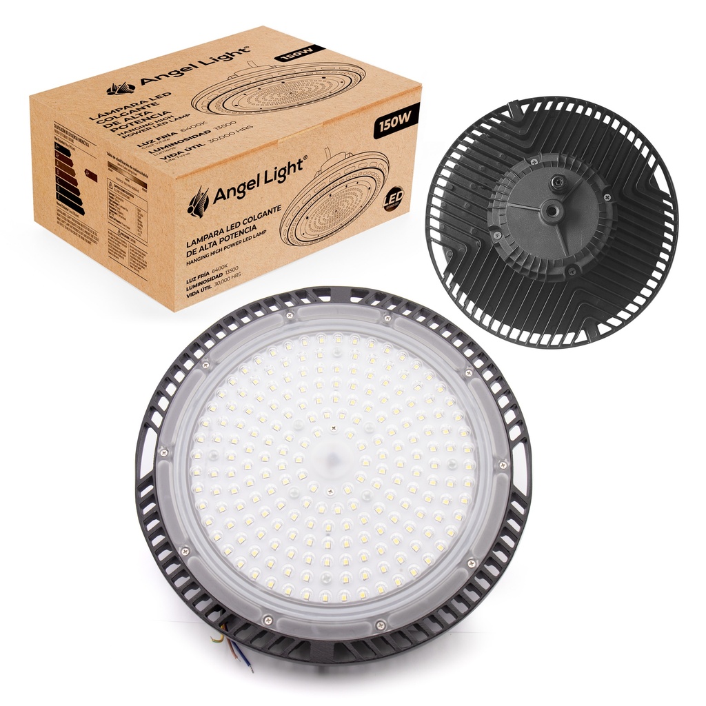 LAMPARA LED COLGANTE 150W ALTA POTENCIA ANGEL LIGHT 5-937 (DES)