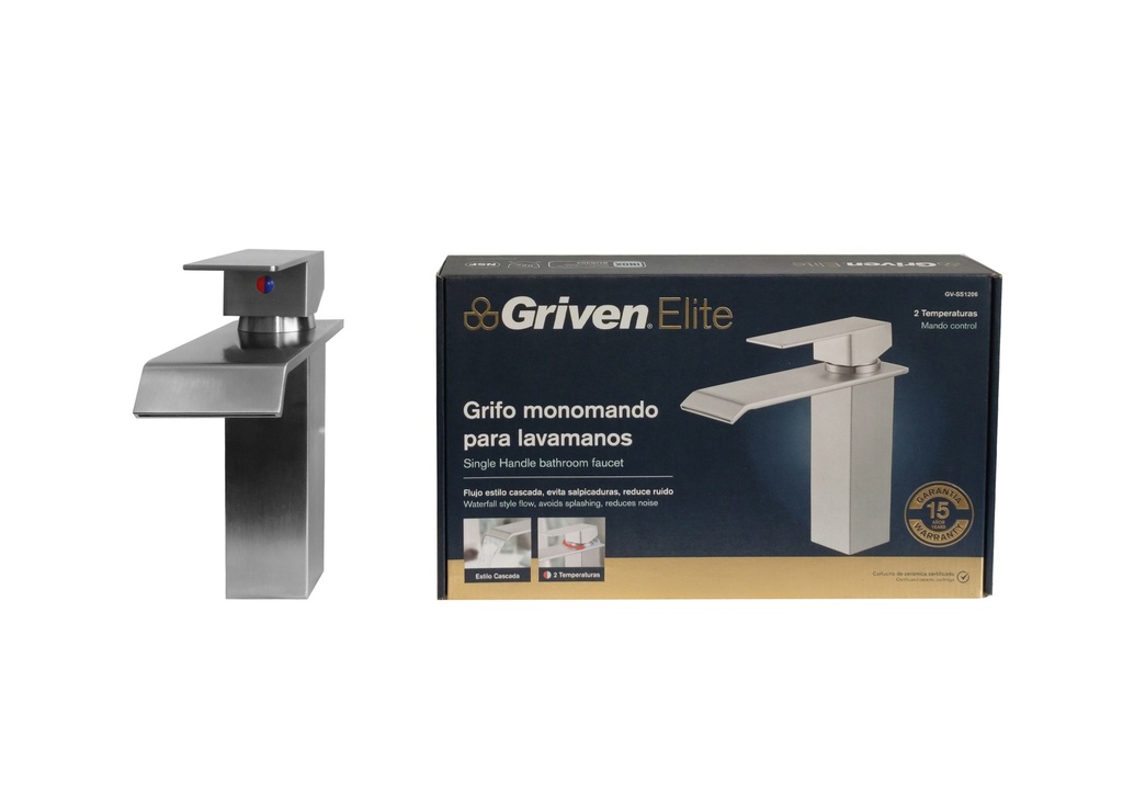 LLAVE LAVAMANO MONOMANDO GRIVEN ELITE 5-953