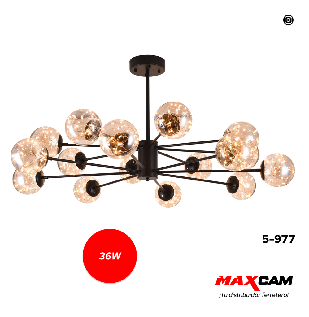 LAMPARA LED PARA TECHO 36W 85/265V ANGEL LAMPARA 5-977