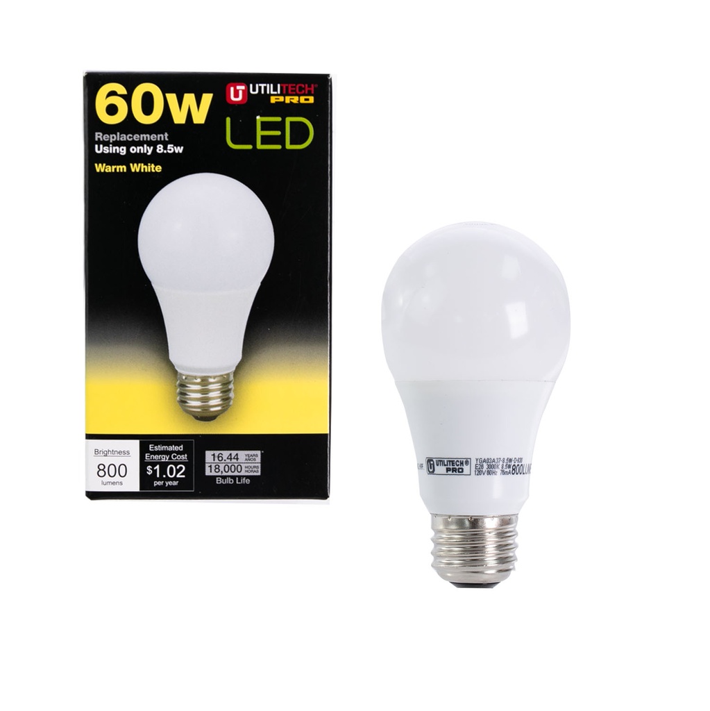 BOMBILLO LED 8,5W UTILITECH 5-989