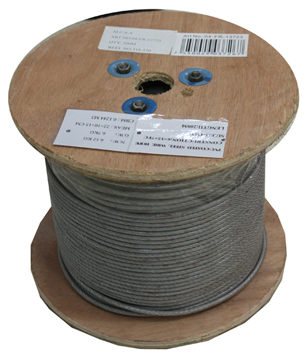 GUAYA DE ACERO FORRADA 3-4MM x 200 MTS SACO 6-018