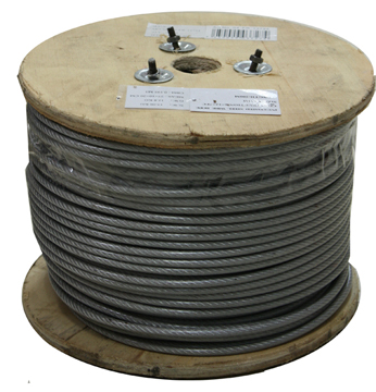 GUAYA DE ACERO FORRADA 5-6MM x 200 MTS 6-019