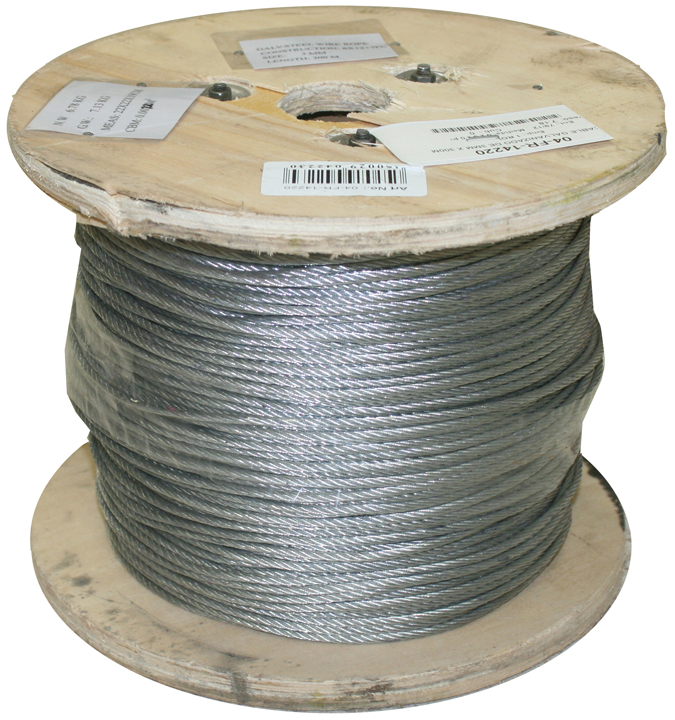 GUAYA DE ACERO 3MM x 300 MTS 6-021