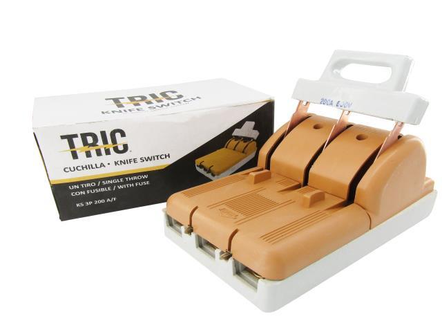 CUCHILLA UN PASE 3Px200A AMARILLA TRIC 6-043