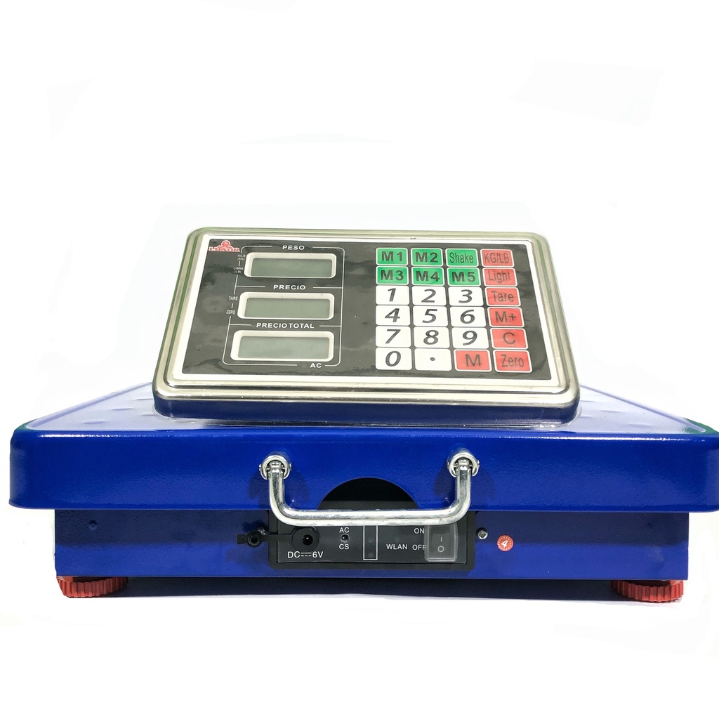 PESO DIGITAL PLATAFORMA 100KG INALAMBRICO 6-054