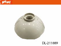 PLAFON DE PLASTICO BEIGE TIPO OVAL V-TEG 6-068