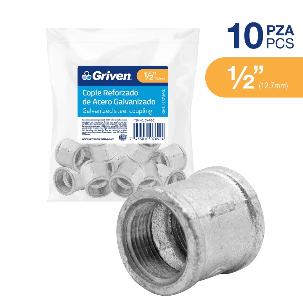 ANILLO GALVANIZADO 1/2" GRIVEN 6-111