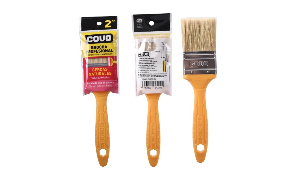 BROCHA CERDA BLANCA 2" COVO 6-146