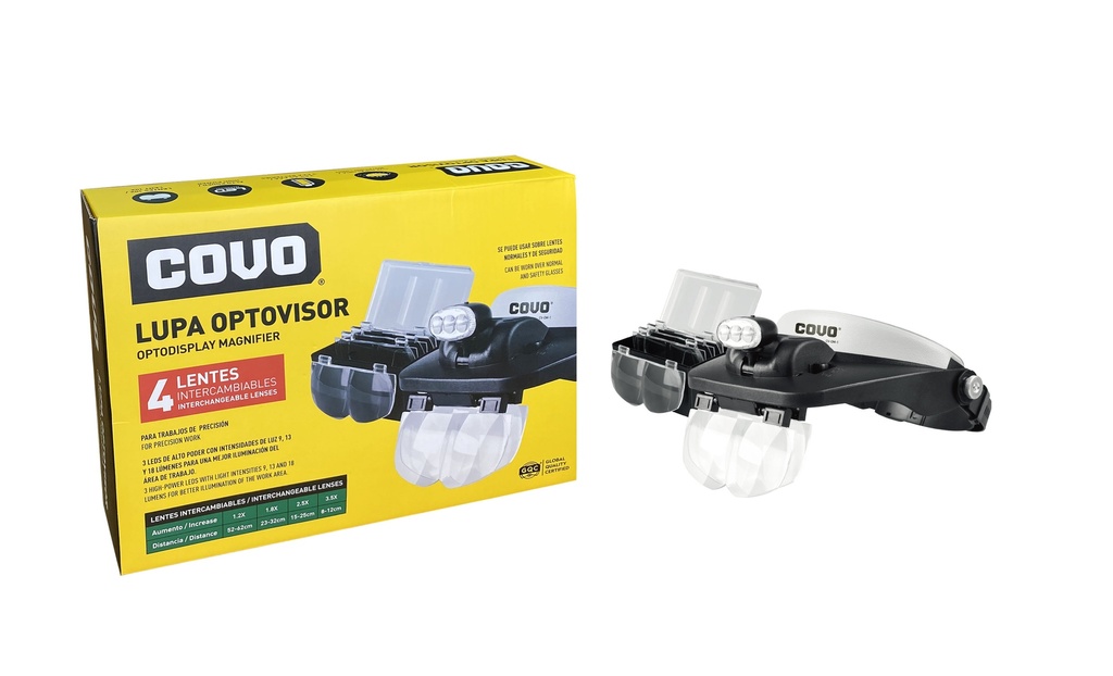 LUPA OPTOVISOR CON LUZ COVO 6-177