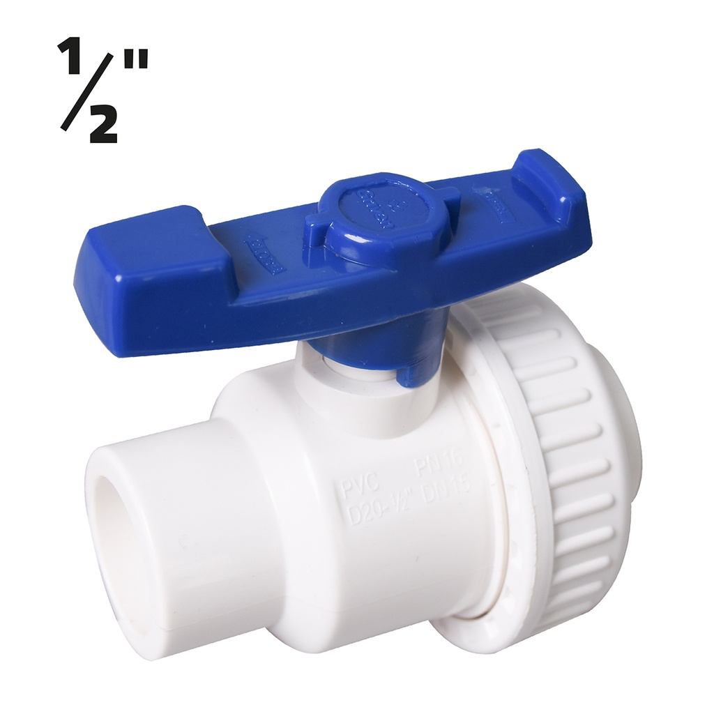 LLAVE DE BOLA C/UNION 1/2" ROSCA GRIVEN 6-222