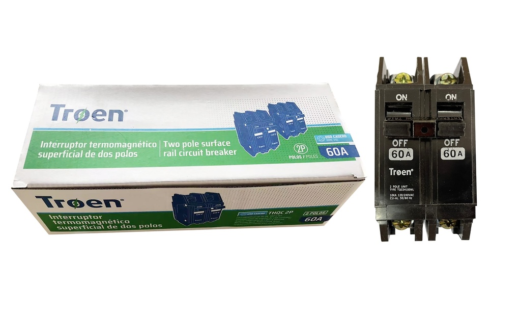 BREAKER SUPERFICIAL 2x60A TROEN 6-238