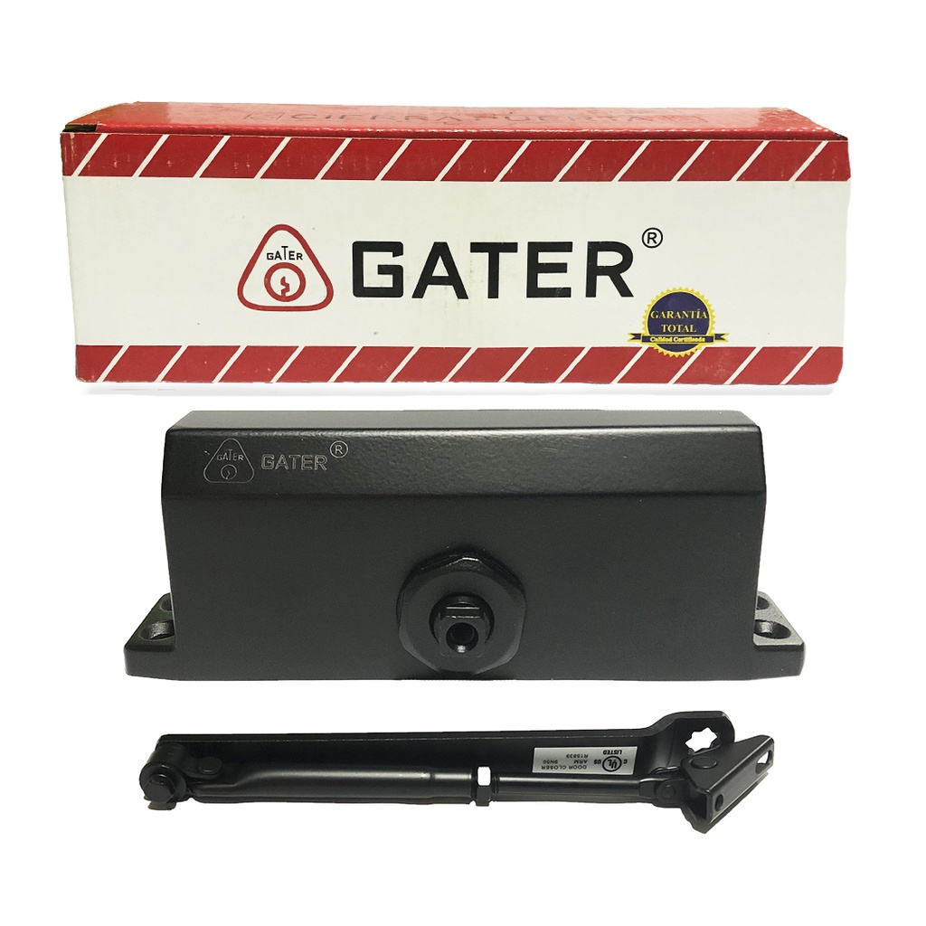 CIERRAPUERTA NUM 502 25-45KG NEGRO GATER 6-312