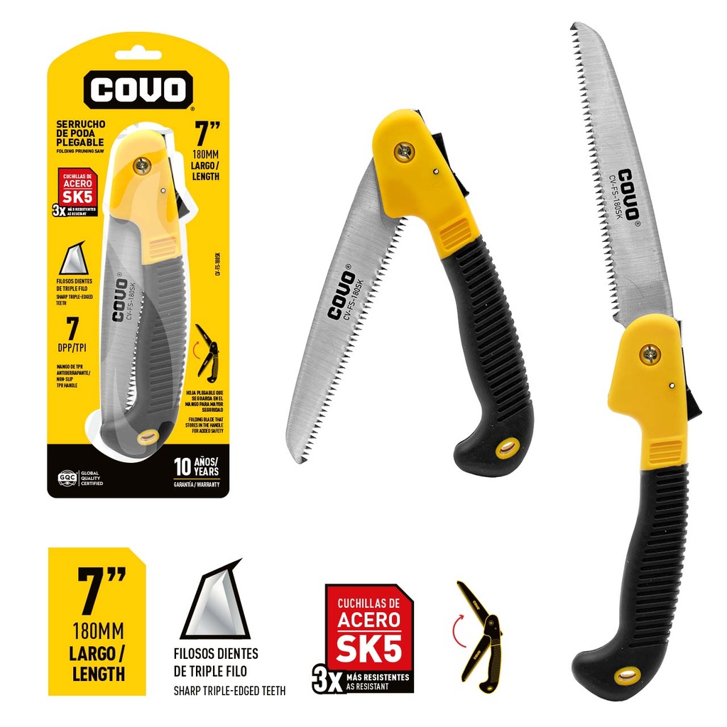 SERRUCHO DE PODAR 7" COmVO 6-416