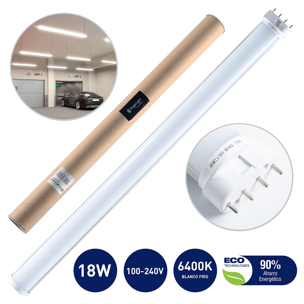 TUBO LED T8 18W ANGEL LIGHT (comprar 6-466) 6-465