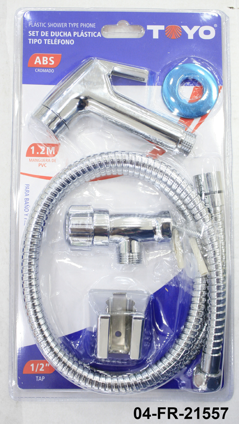 DUCHA TELEFONO C/LLAVE DE ARRESTO TOYO 6-488