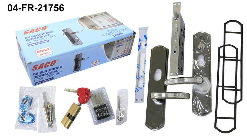 CERRADURA SEGURIDAD P/PUERTA DE METAL SACO (DERECHA) 6-493