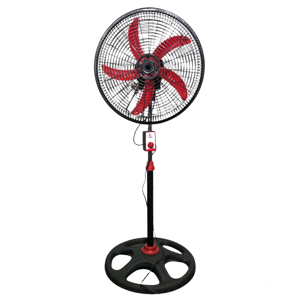 VENTILADOR PEDESTAL 18" ROJO POLUX 6-504