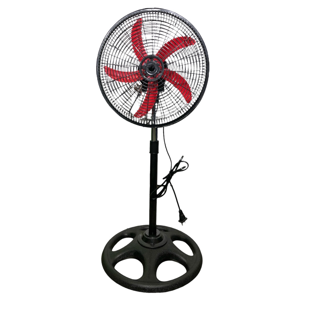 VENTILADOR PEDESTAL 10" ROJO POLUX 6-507