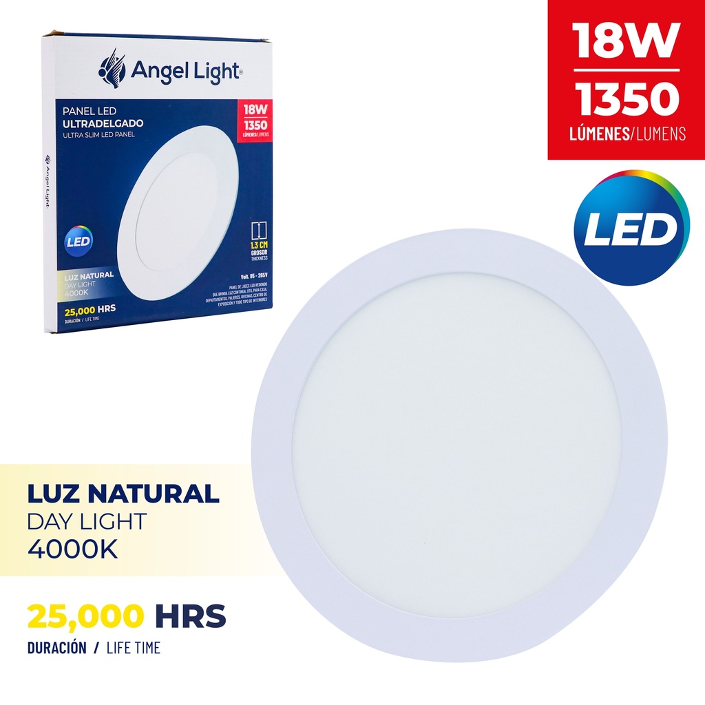 PANEL LED EMP RED LUZ NATURAL 18W ANGEL L 6-556