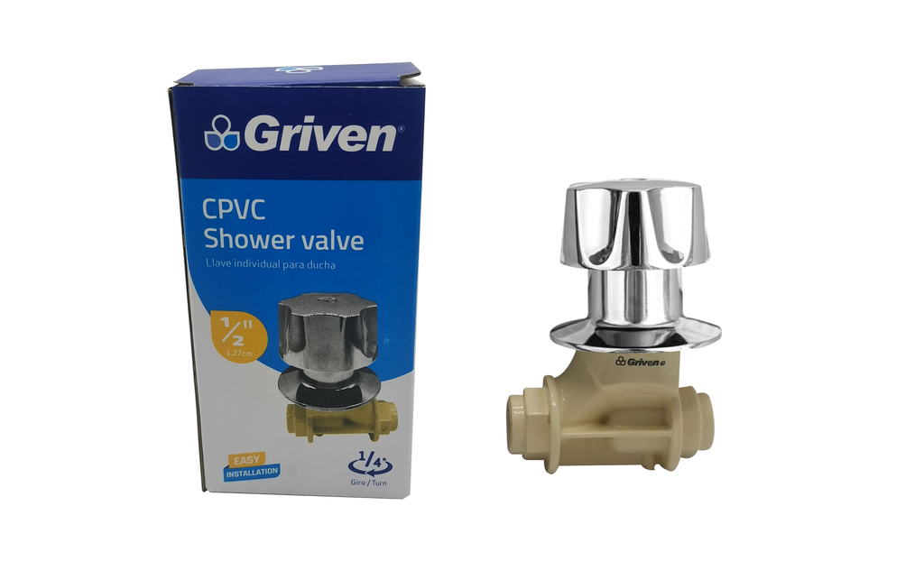 LLAVE P/DUCHA INDIVIDUAL x 1/2 CPVC GRIVEN 6-581