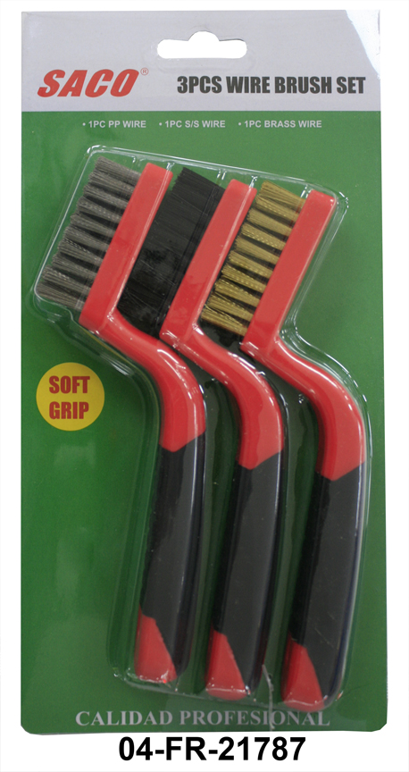 CEPILLO DE ALAMBRE DE 3 PZA SACO 6-633