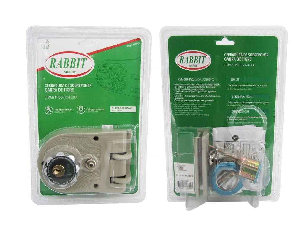 CERRADURA DIENTE PERRO RABBIT 6-642
