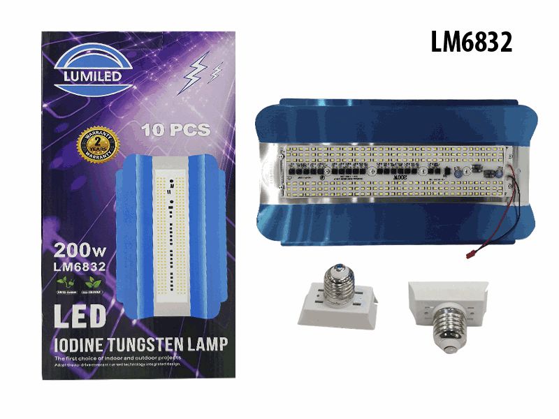 REFLECTOR LED LIVIANO 200W BLANCO LUMILED 6-653