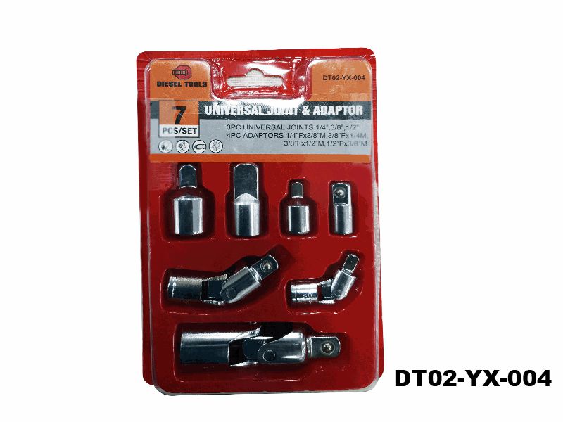 SET COPA UNIVERSAL Y ADAPTADOR 7 PZAS DIESEL TOOL 6-672