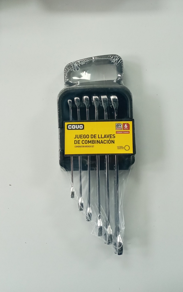 JUEGO DE LLAVES COMBINADAS x 6 UNID COVO 6-734