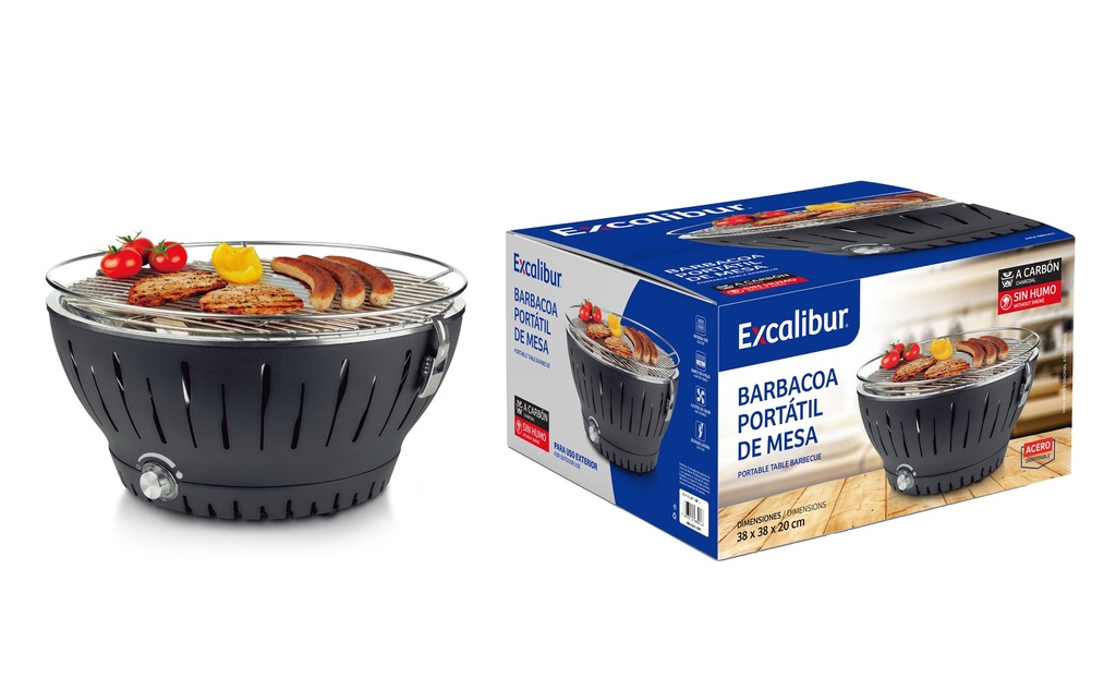 PARRILLERA PORTATIL DE EXCALIBUR 6-764