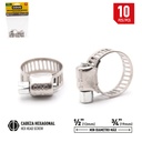 ABRAZADERAS 1/2" - 3/4" x 10 UNID COVO 6-834
