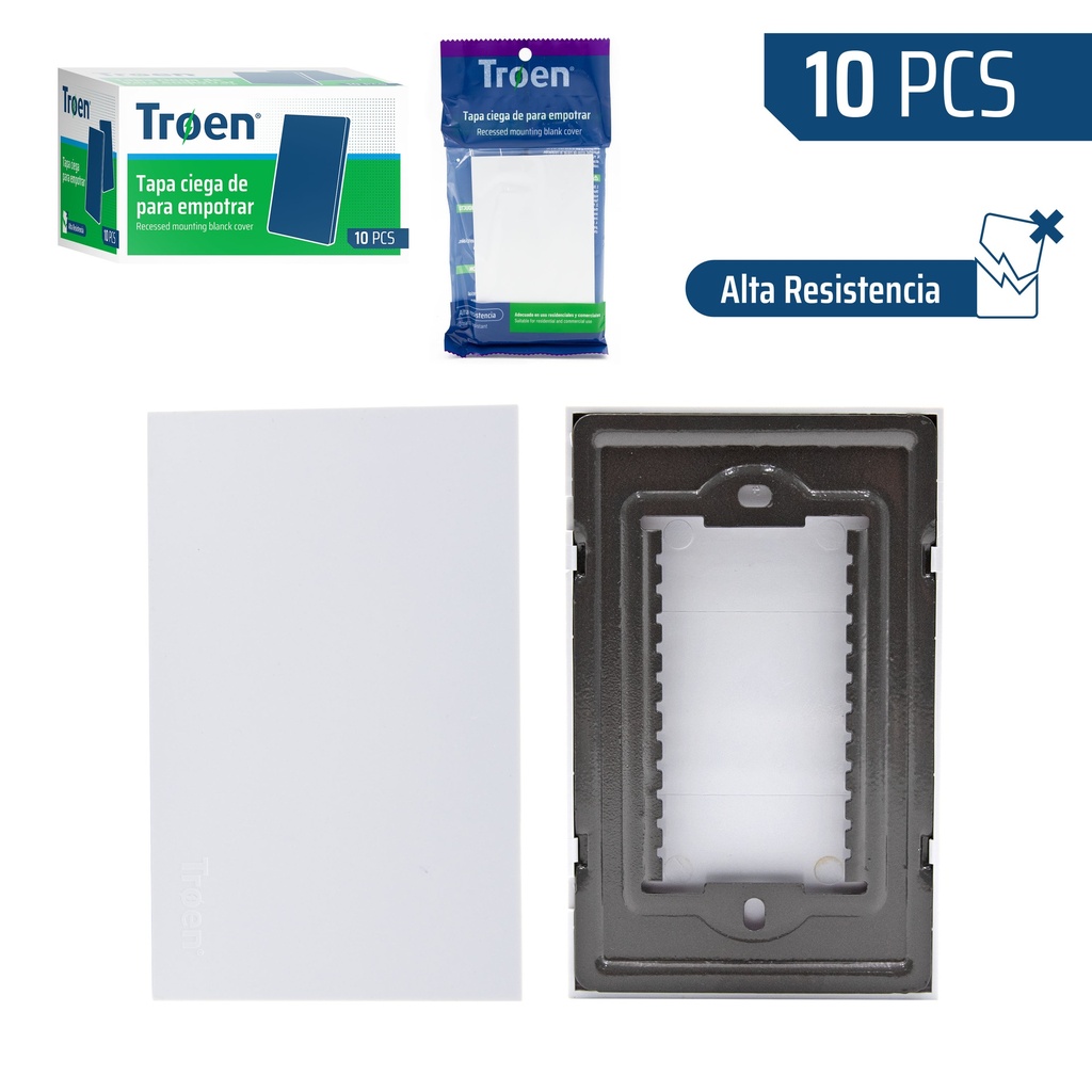 TAPA CIEGA BLANCA TROEN 6-920