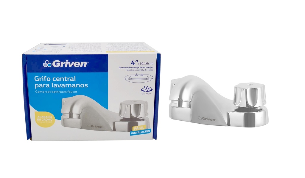 LLAVE LAVAMANO DOBLE METALICA GRIVEN 6-969