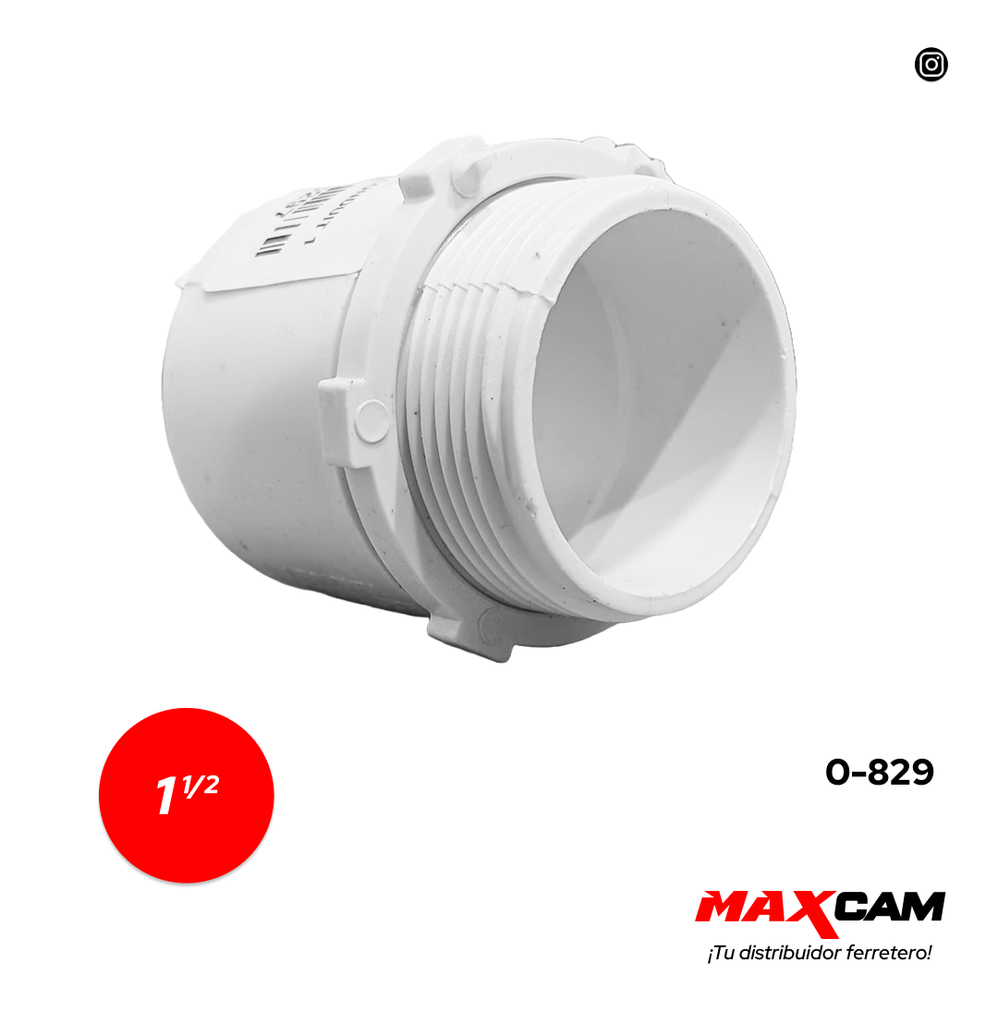 ADAPTADOR TERMINAL CONDUIT 1 1/2" TUBRICA 0-829