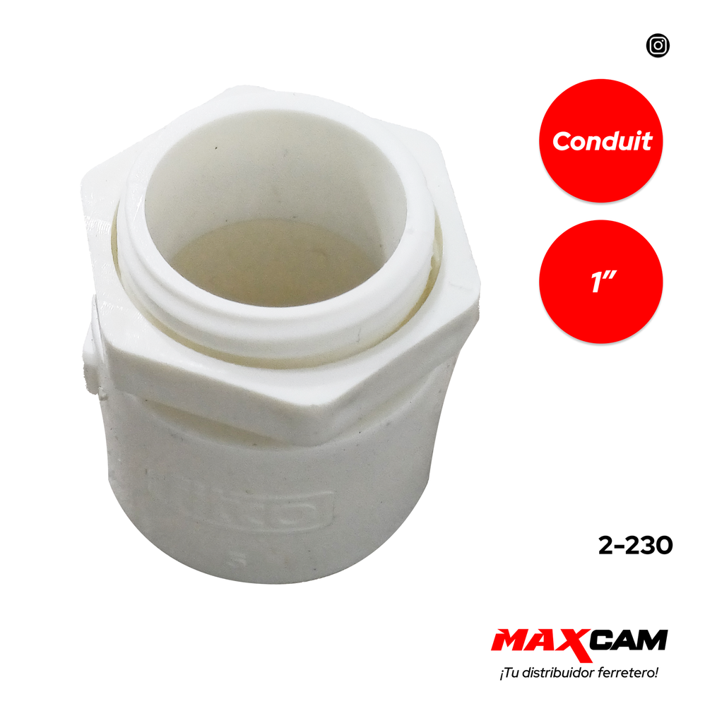 ADAPTADOR TERMINAL CONDUIT 1" FITCO 2-230