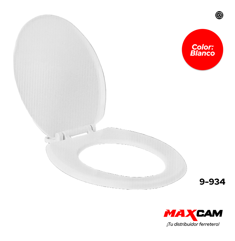 ASIENTO SANITARIO BLANCO ELONGADO MAXI HOUSE 9-934
