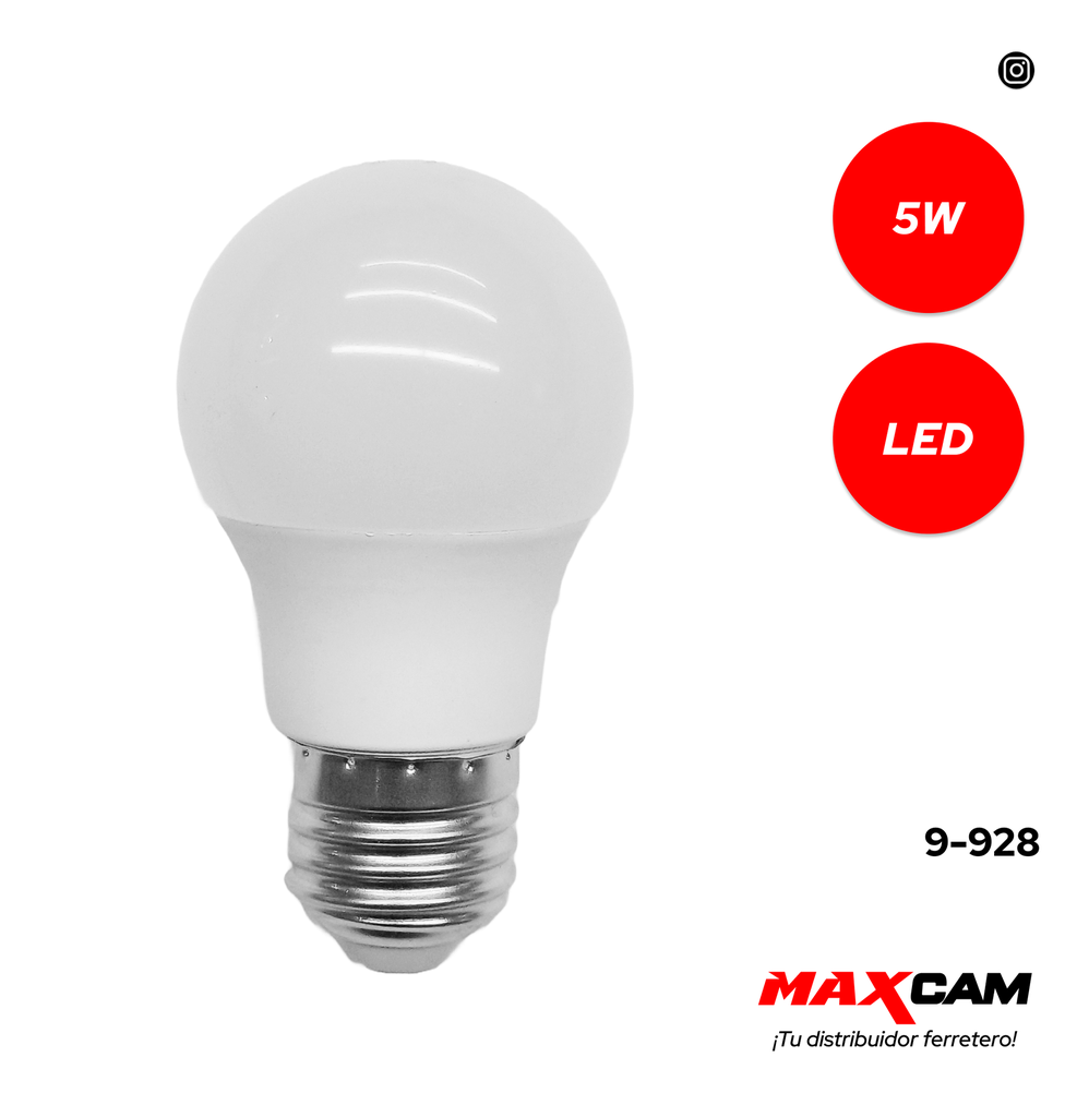 BOMBILLO BULBO LED 5W MAXI LIGHT 9-928