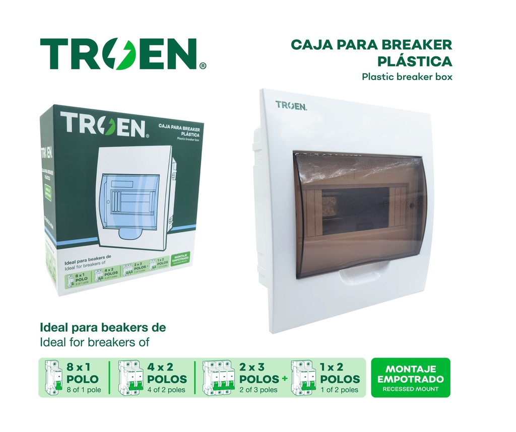 CAJA BREAKER EMP 8 CIRCUITO TROEN 10-020