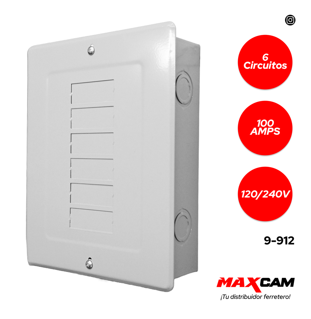 CAJA BREAKER EMPOTRAR 6 CIRCUITO ORIX 9-912