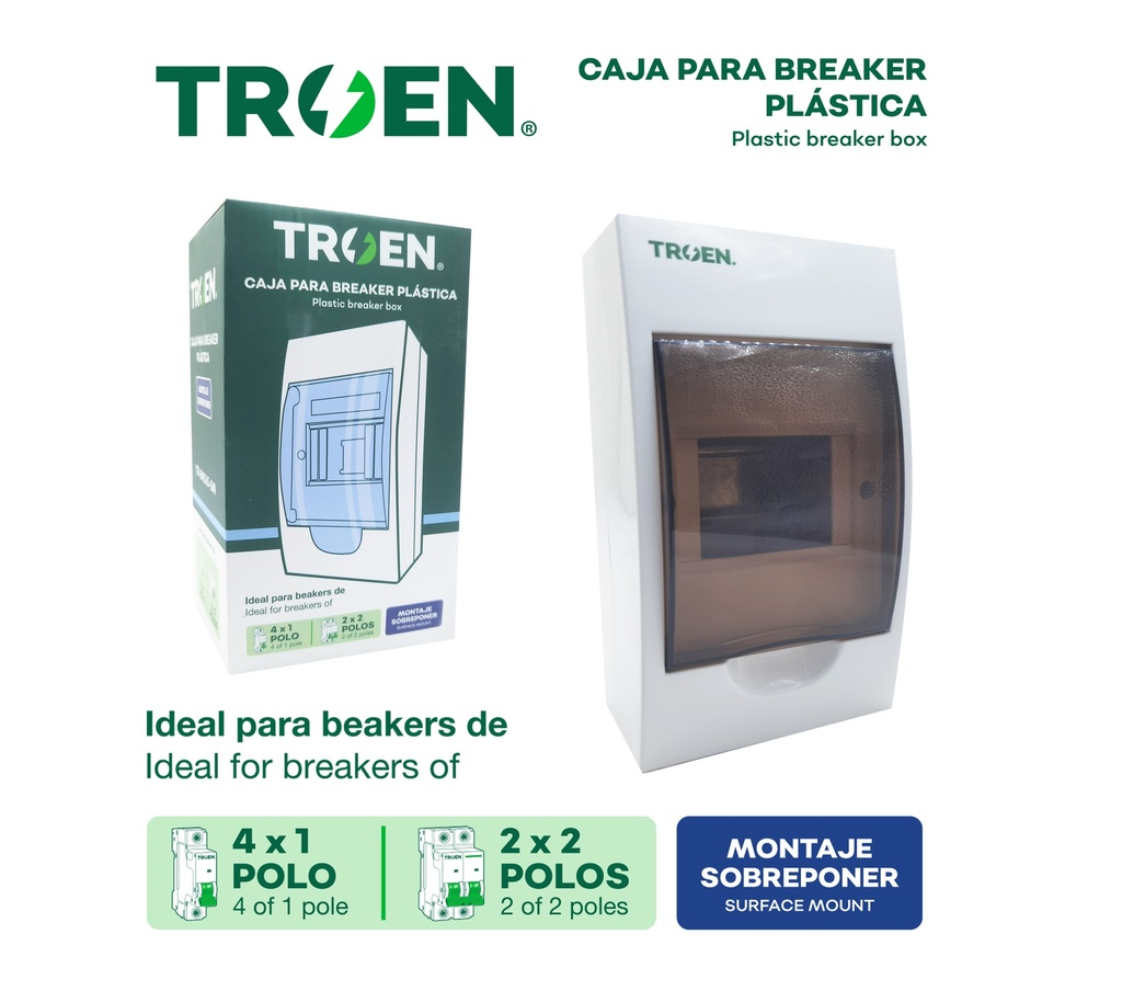 CAJA BREAKER SUPERF 4 CIRCUITO TROEN 10-017
