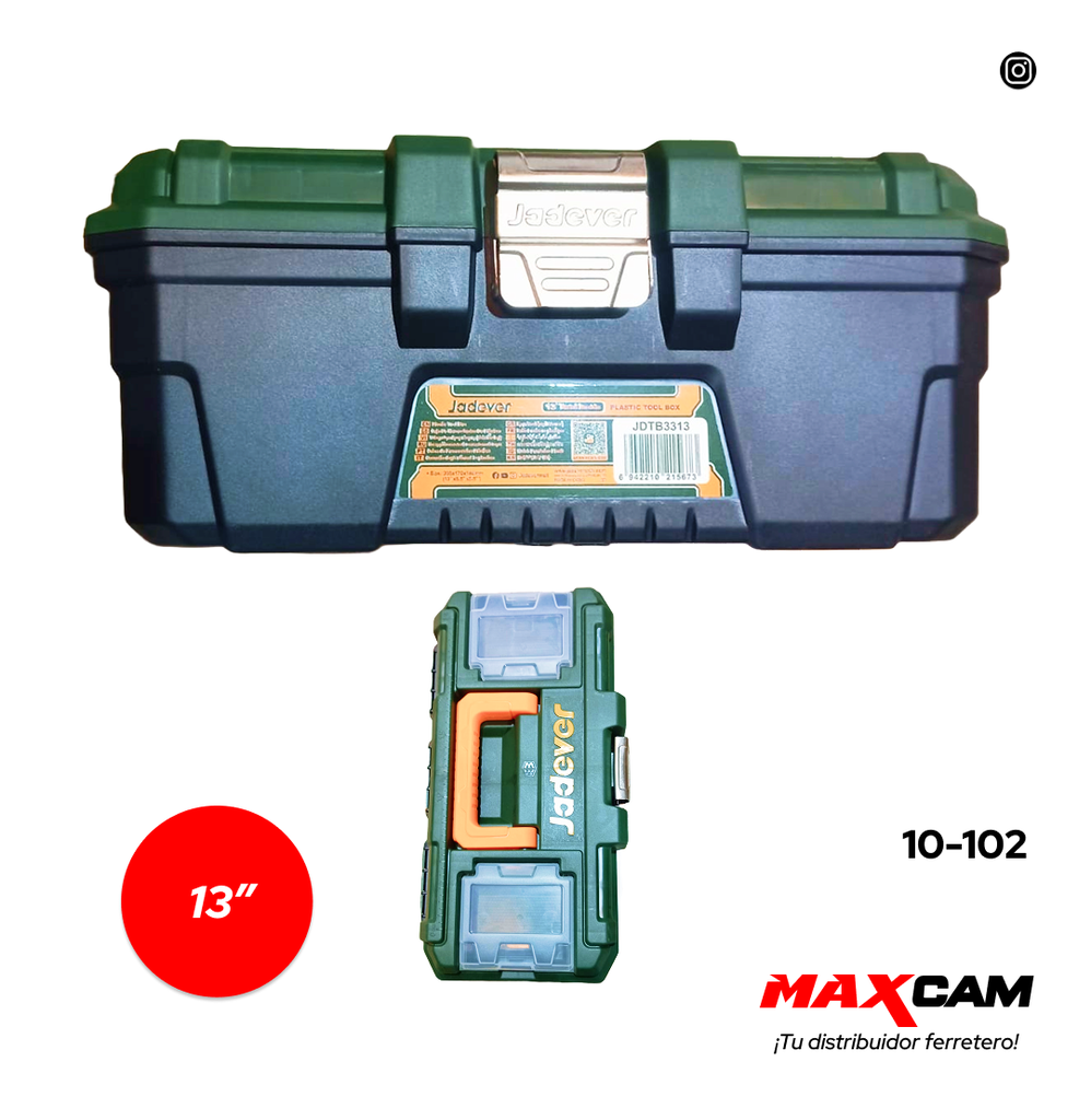 CAJA HERRAMIENTA x 13 PULG PLAST JADEVER 10-102