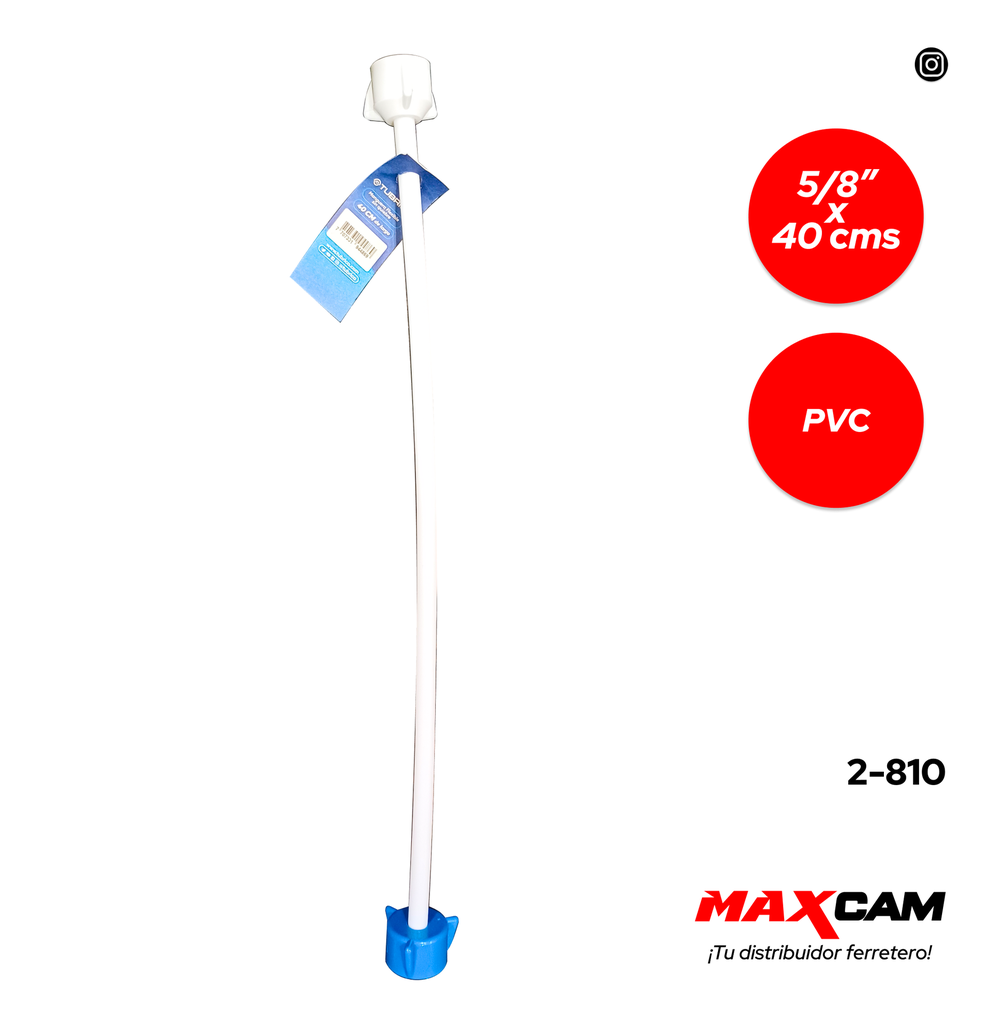 CANILLA 1/2" x 5/8" x 40 CM TUBRICA 2-810