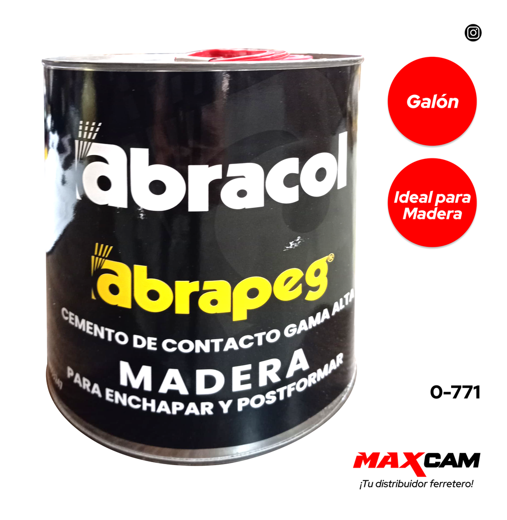 CEMENTO CONTACTO ALTA GAMA x GALON ABRACOL 0-771