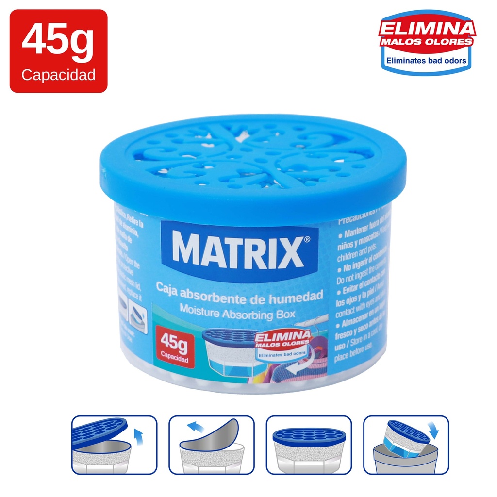 DESHUMIFICADOR EN BOLSA 45GR MATRIX 10-188