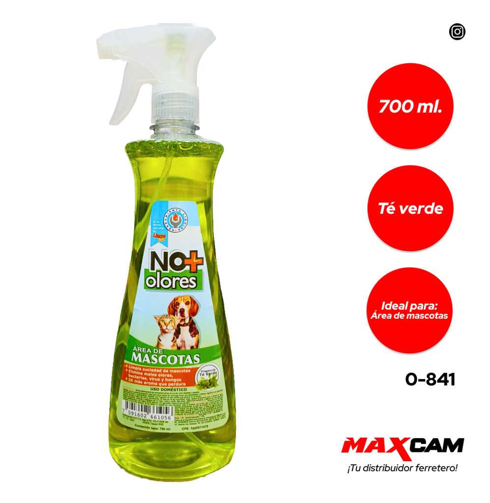 DESINFECTANTE NO + OLORES MASCOTAS 700 ML DISORCA 0-841