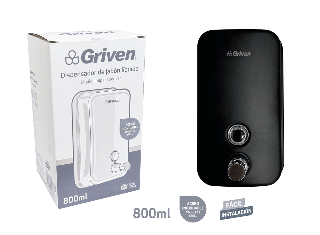 DISPENSADOR DE JABON GRIVEN 9-720