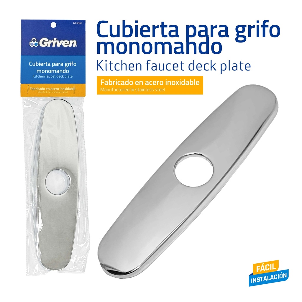 FLANCHE TAPA HUECO P/FREGADERO GRIVEN 10-056