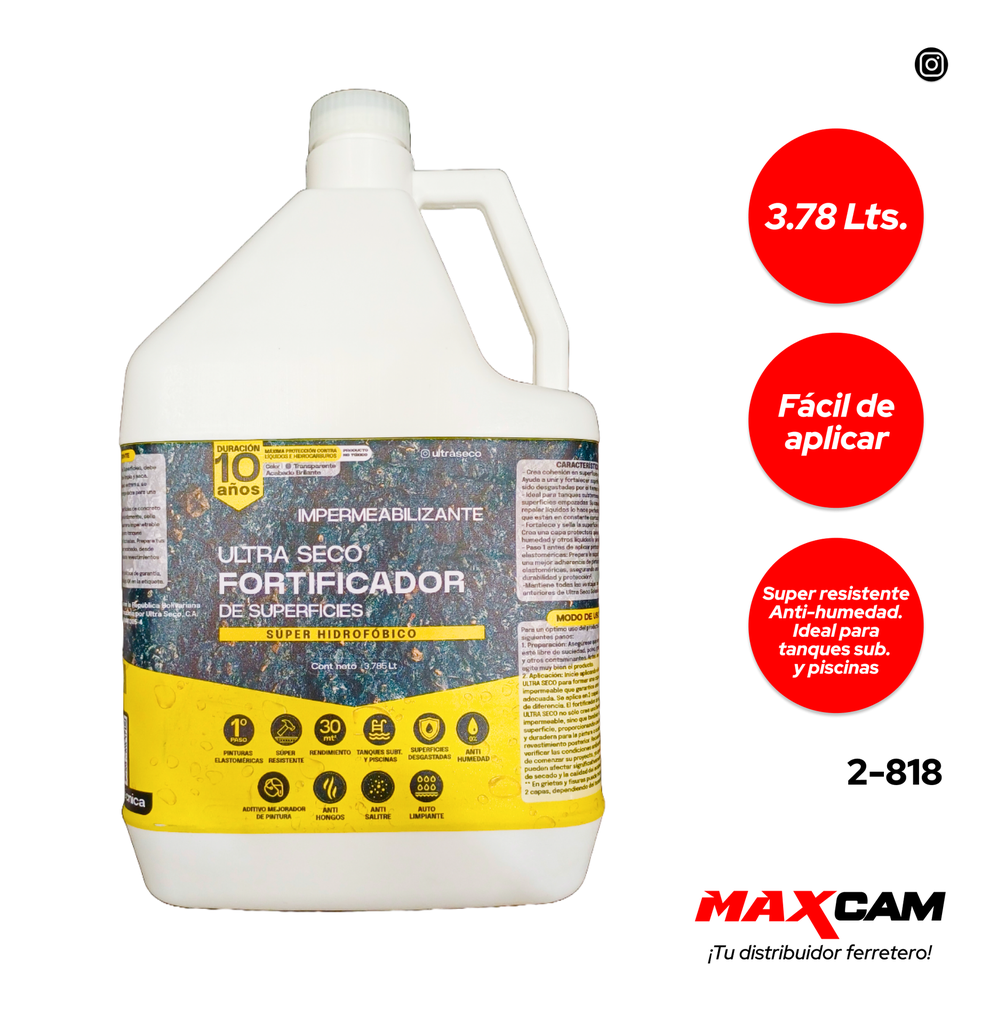 FORTIFICADOR SUPERFICIES GALON ULTRA SECO 2-818