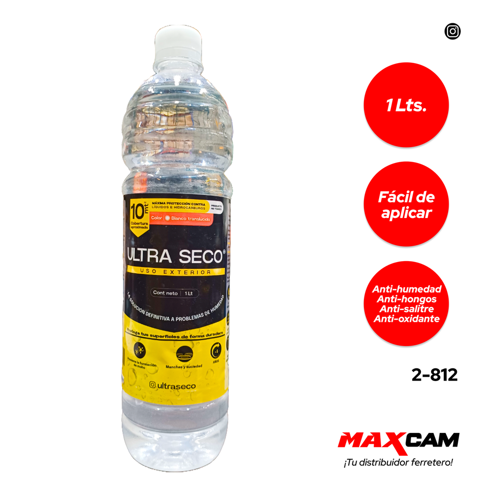IMPERMEABILIZANTE EXTERIOR 1 L ULTRA SECO 2-812