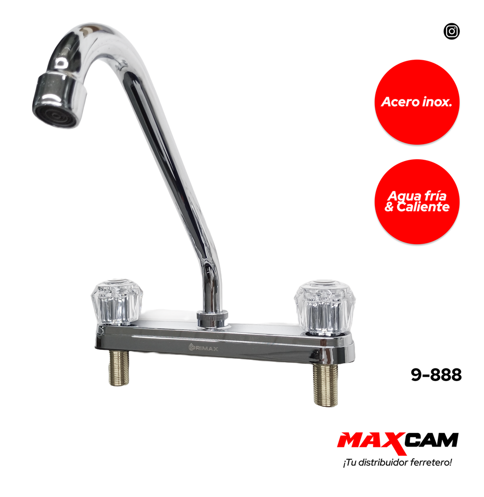 LLAVE FREGADERO DOBLE GRIMAX 9-888